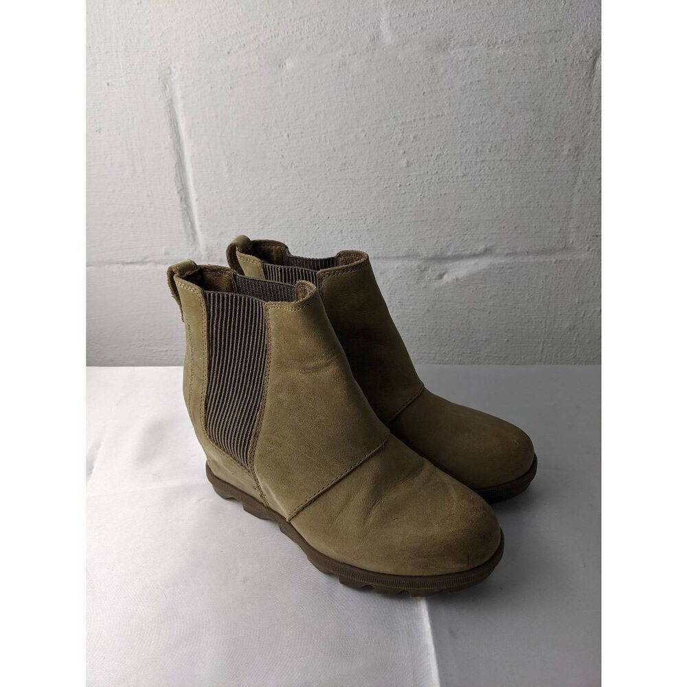 SOREL Joan of Arctic II Chelsea boots ash brown women's size 7.5